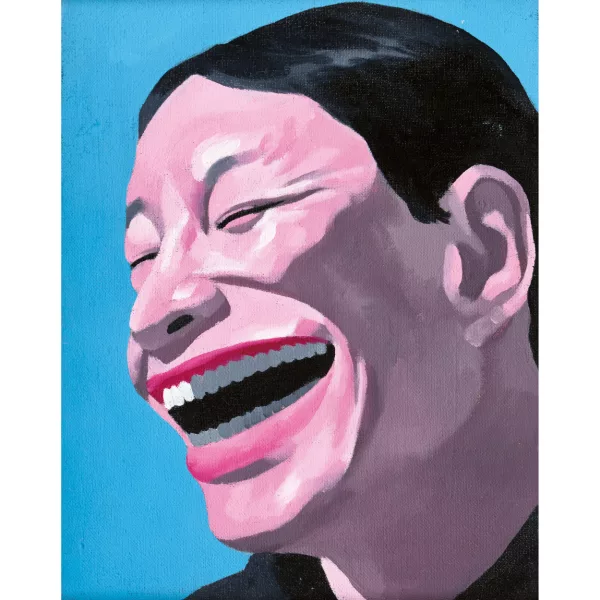 Yue Minjun — Untitled (99 Idols, No. 56).