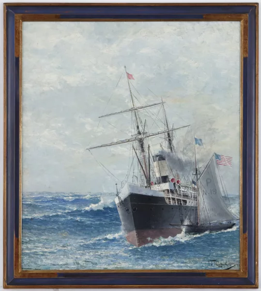 Franz Müller-Gossen — Bateau à vapeur