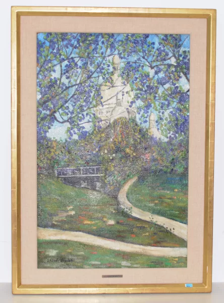 Élisée Maclet — Sacré-Coeur mit Parklandschaft