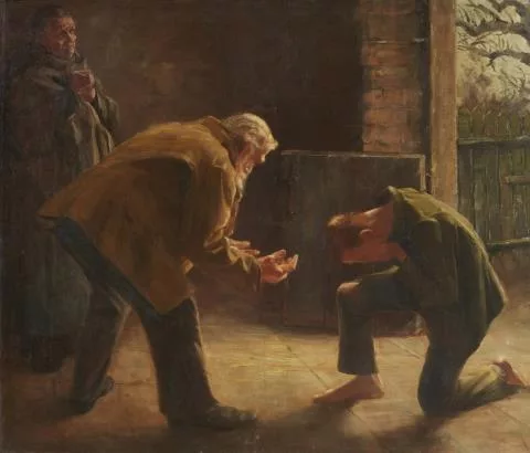 Fritz von Uhde — Die Heimkehr des Verlorenen Sohns