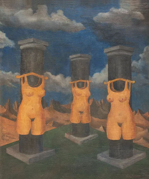 Marc Eemans — Femmes comme porte-manteaux, 1930