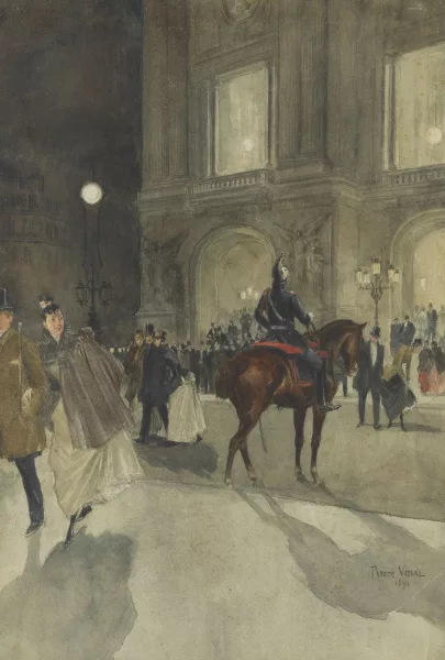 Пьер Видаль — Sortie de l'Opéra Garnier