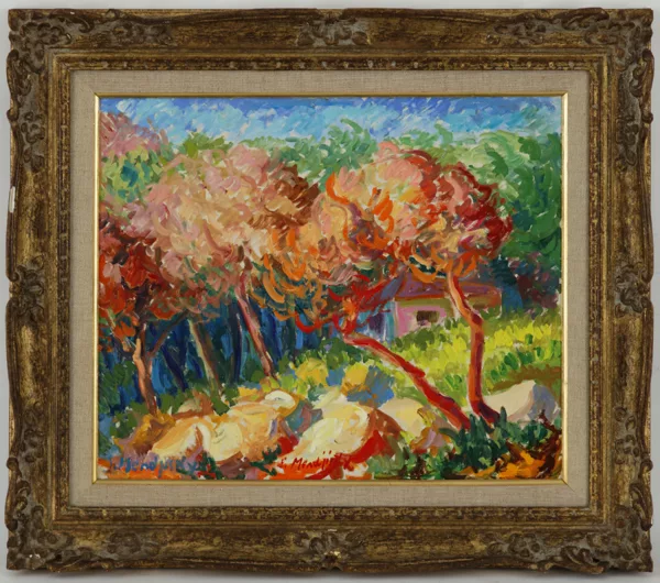 Serge Mendjisky — Serge Mendjisky (1929), \\Fôret de Sisteron\\, huile