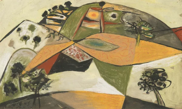 John Craxton — Paysage