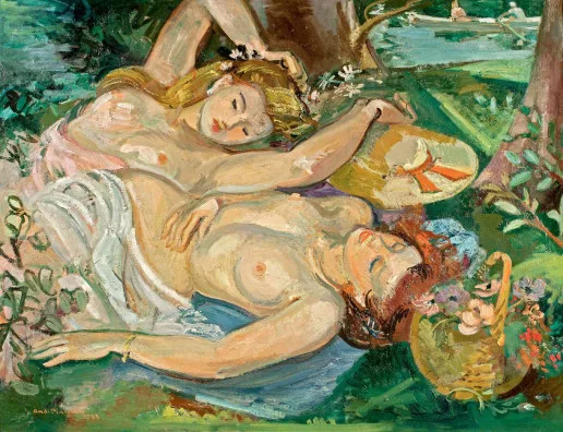 André Planson — Au bord de la rivière, 1943
