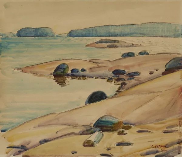 Verner Thomé — Paysage archipel du sud de la Finlande