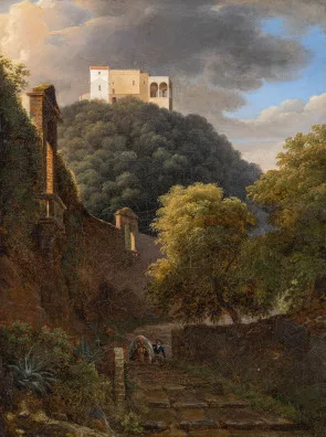 Antoine-Félix Boisselier — Vue prise à Albenga, 1822