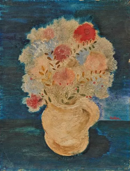 Jankel Adler — Nature morte aux fleurs