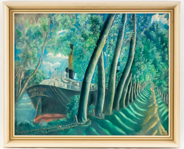 Hermine David — Péniche Honfleur, à Ouistreham,