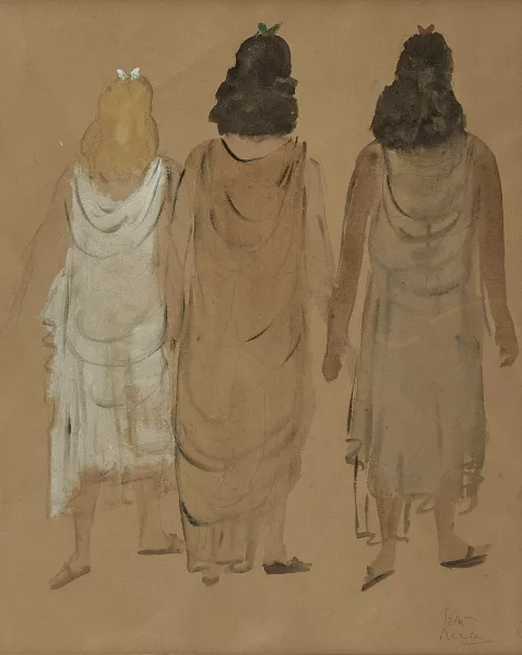 Reuven Rubin — I tre uccelli