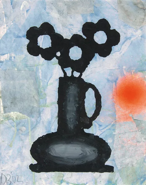 Donald Baechler — Still Life with Flowers, 2002
