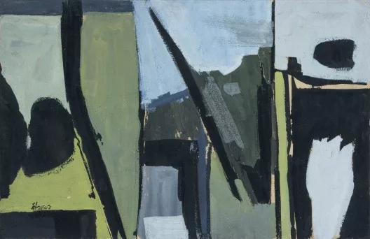 Theodoros Stamos — Teahouse Berkshire, 1949–50