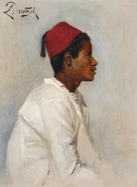 Ludwig Deutsch — Junger Orientale im Profil