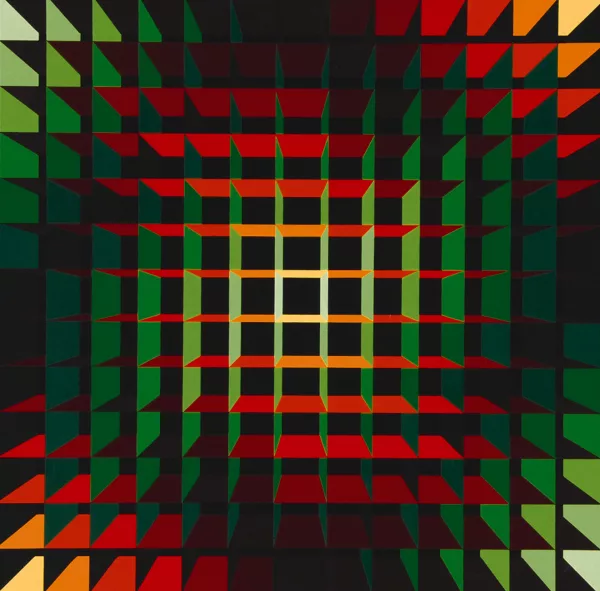 Yvaral — Structure Ambiguë Cristal, 1972
