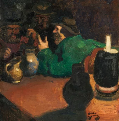 André Devambez — Les trois compères