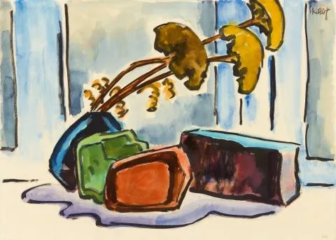 Karl Schmidt-Rottluff — Steine und Achilleastengel