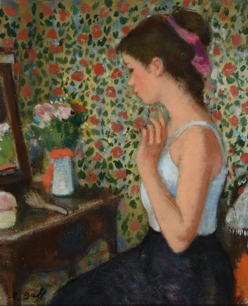 François Gall — Devant la coiffeuse