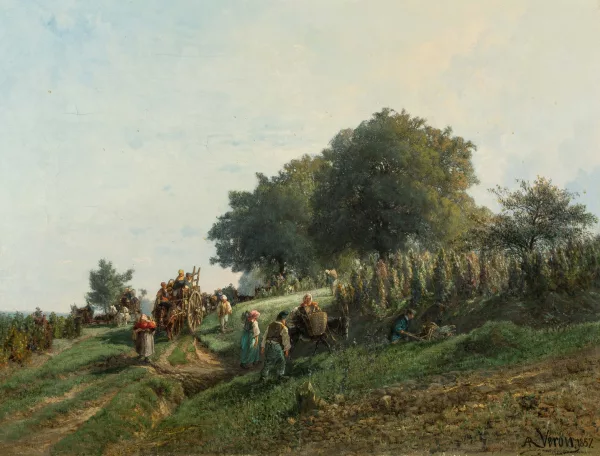 Alexandre René Veron — Die Weinlese