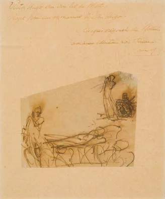 Auguste Rodin — Victor Hugo auf dem Sterbebett oder Entwurf für ein Victor-Hugo-Denkmal?