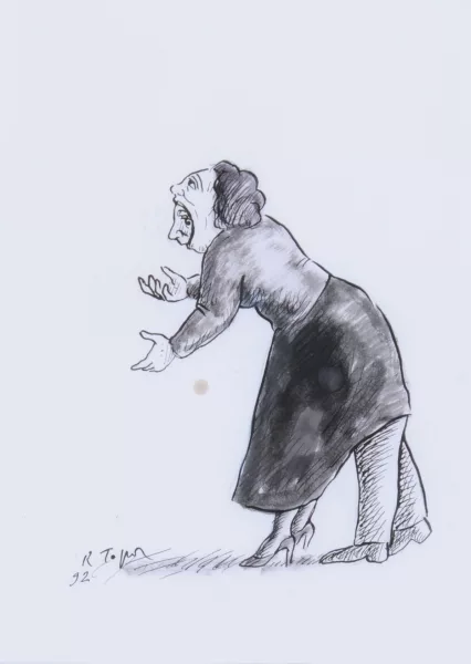 Roland Topor — Sans titre, 1992