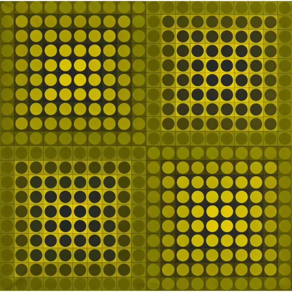 Victor Vasarely — Un noir
