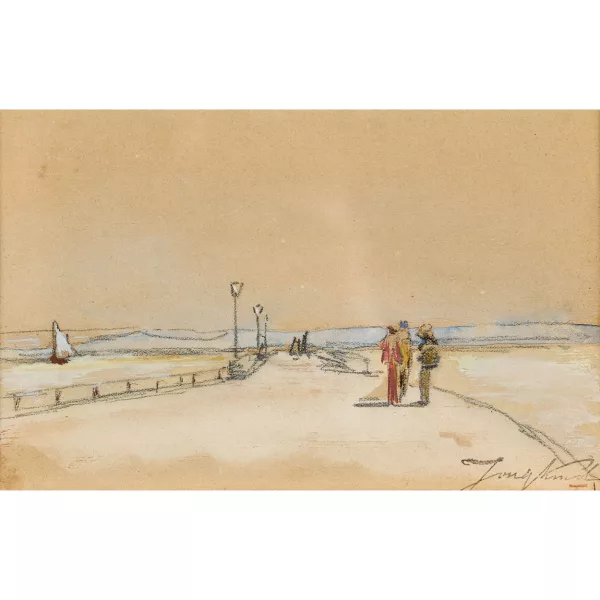Johan Barthold Jongkind — Promenade.