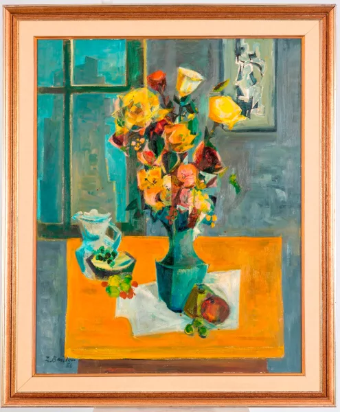 Zoma Baitler — "Flores y ventana"