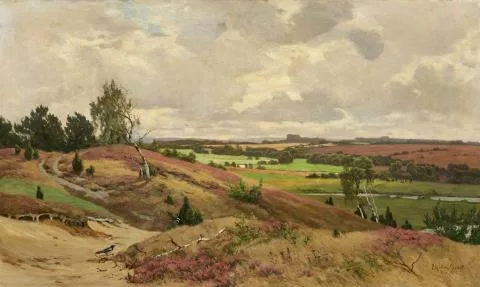 Paul Müller-Kaempff — Spätsommertag in der Haide