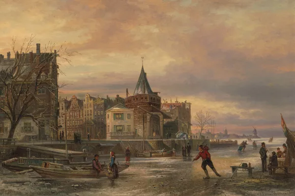 Elias van Bommel — Der Schreiertoren im Winter