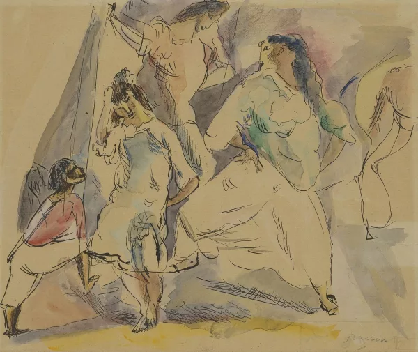 Jules Pascin — Trois femmes