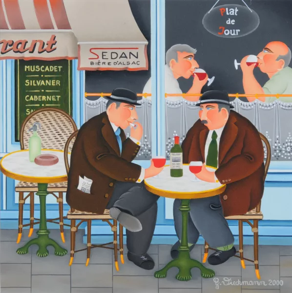 Henry Dieckmann — 2 Werke: Bistro, 2000; Aujourd' hui homard americaine