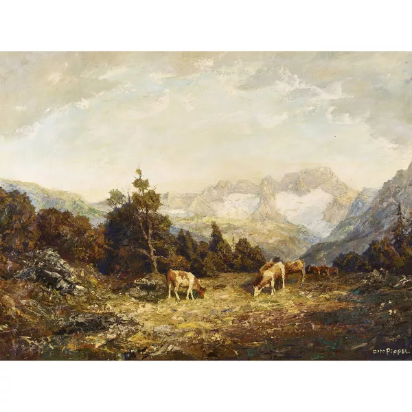 Otto Pippel — "Sommer auf der Zwiselalm".