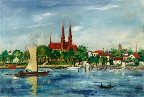 Franz Heckendorf — Städtisches Flussufer