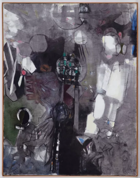 Avigdor Arikha — Faces n°5, 1958