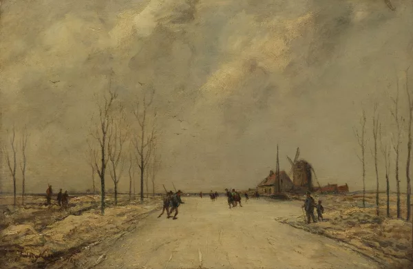 Johan Barthold Jongkind — Patineurs
