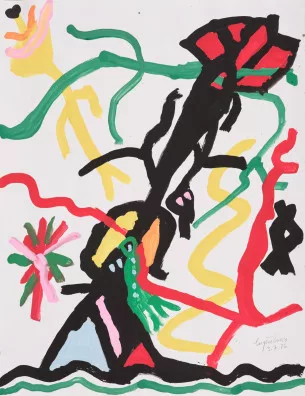 Eugène Ionesco — Faux cerfvolant, 1986