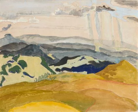 Erich Heckel — Blick von der Wasserkuppe