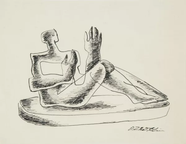 Ossip Zadkine — Personnage alangui