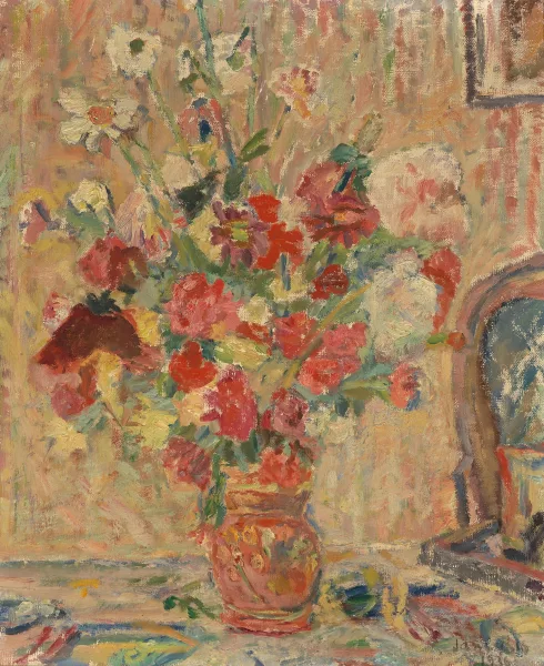 Jan Cybis — Nature morte aux fleurs