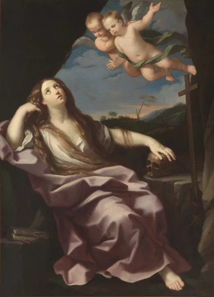Guido Reni — Et atelier — Madeleine pénitente