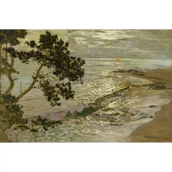 Amédée Julien Marcel-Clément — "Vague au Lavandou".