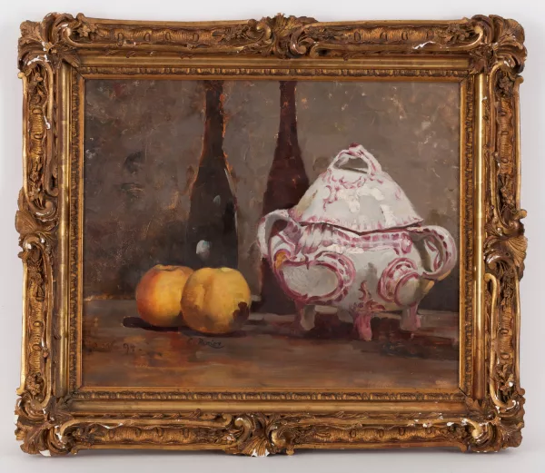 Eugène Ferdinand Parisy — Nature morte à la soupière,