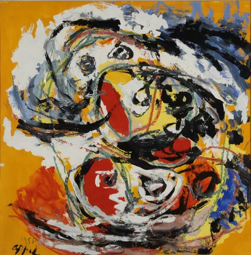 Karel Appel — Têtes de printemps, 1958
