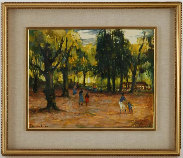 Felice Vellan — Felice Vellan (1889-1976), \\Aix les Bains, Paysages