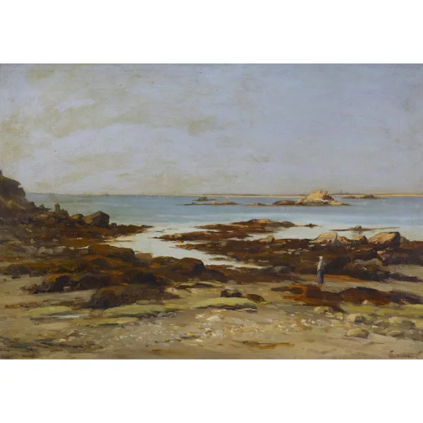 Émile Louis Vernier — Weite Küstenlandschaft.