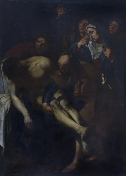 Dirck van Baburen — D’après Dirck van Baburen — Mise au tombeau