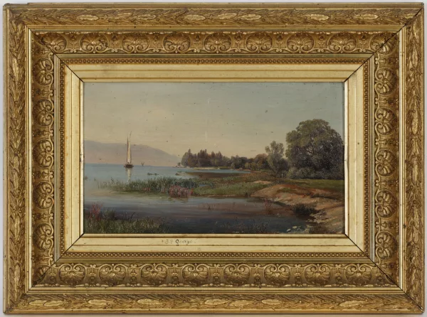 Philippe George — Attribué à Jean-Philippe George-Julliard — Bord de lac