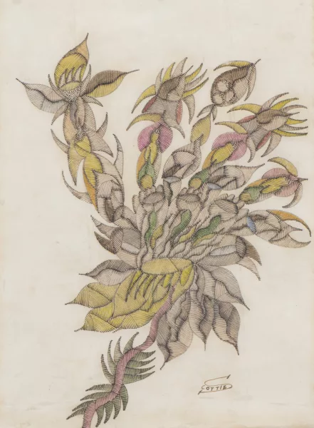 Scottie Wilson — Fleurs