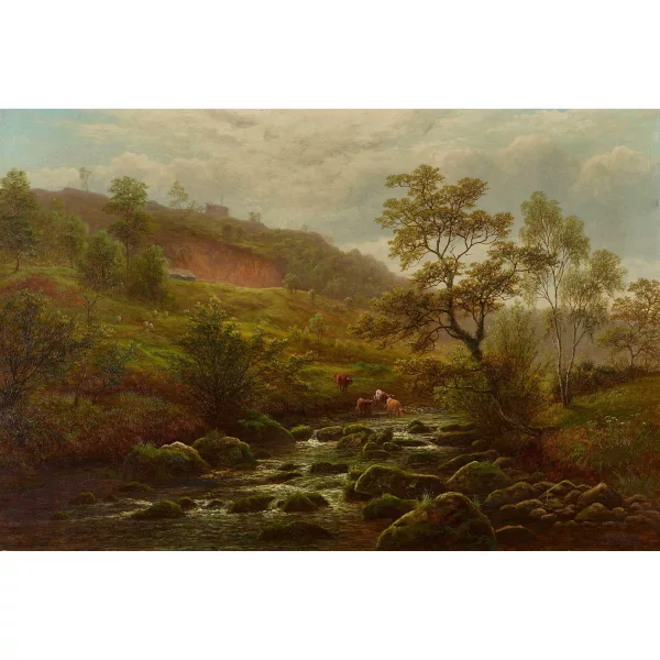 William Mellor — "Birk Crag - from Oak Beck near Harrogate".