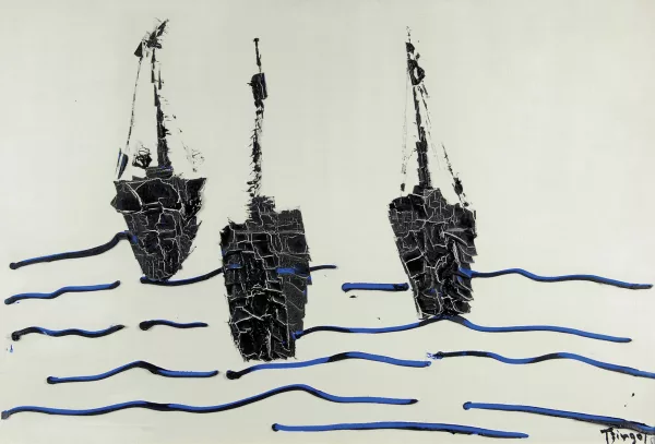 Thanos Tsingos — Drei Boote, 1959